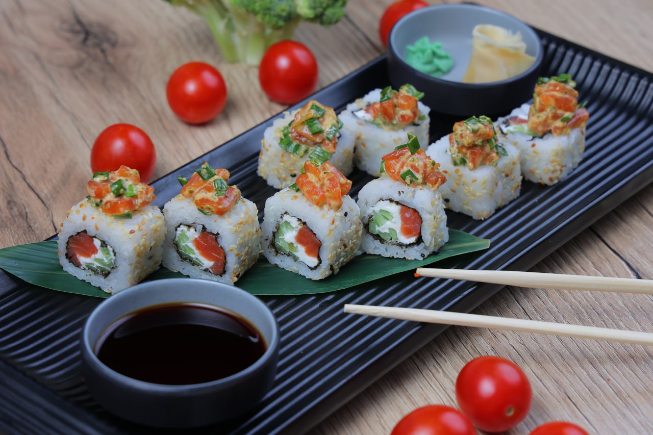 Roll s dvoynoy lasosam